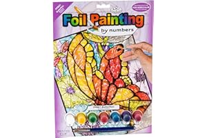 Royal & Langnickel Royal Brush FPBN-1 8" X 10" 8'X10 Foil Painting by Numbers Butterflies