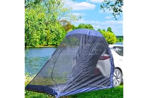 TOTITOM SUV Camping Tent, SUV Tailgate Tent with Awning, Car Camping Tent, 210D Oxford Cloth Awning Extension Tents Rain Proof Double Layer with Storage Bag, Car Tailgate Tent for SUV Car Tailgate