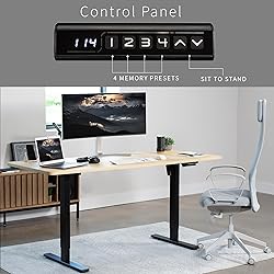 VIVO Electric 71 x 30 in Standing Desk, Memory