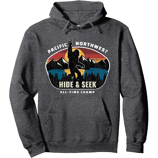 Amazon.com: Hide And Seek World Champion Bigfoot Sasquatch Hoodie