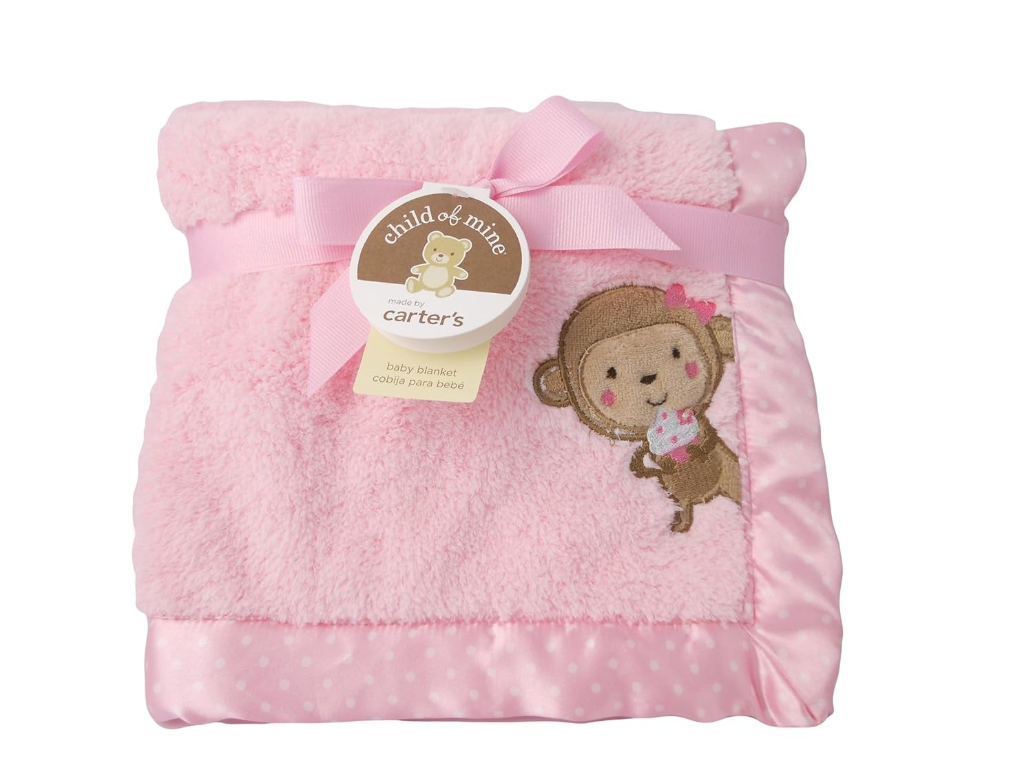 carters pink baby blanket