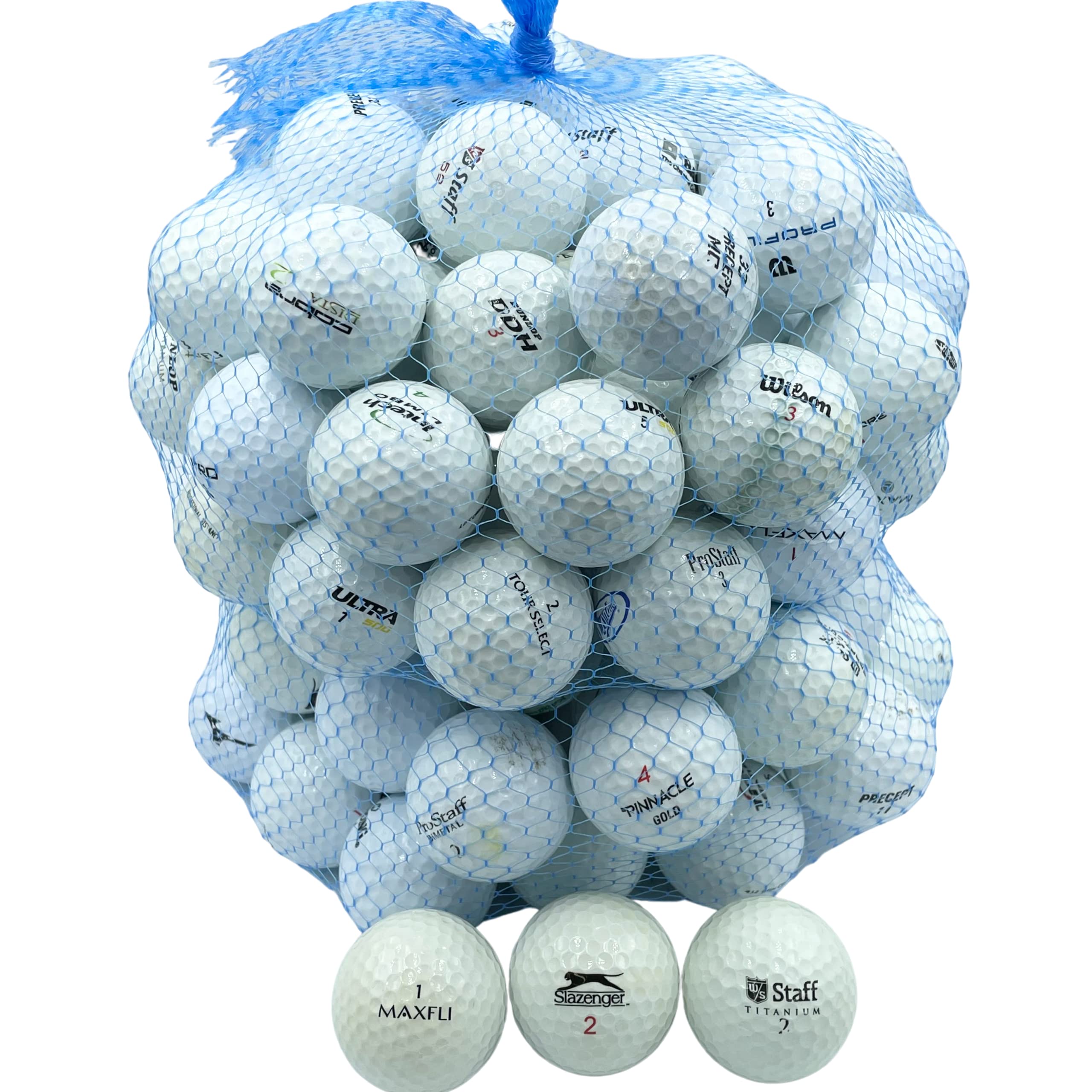 Photo 1 of Golf Ball Planet 100 Store Line Assorted Used Recycled Golf Balls 4A/3A Condition