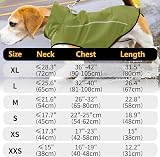 Mile High Life Dog Raincoat Adjustable Waterproof Lightweight Lime XS view 2