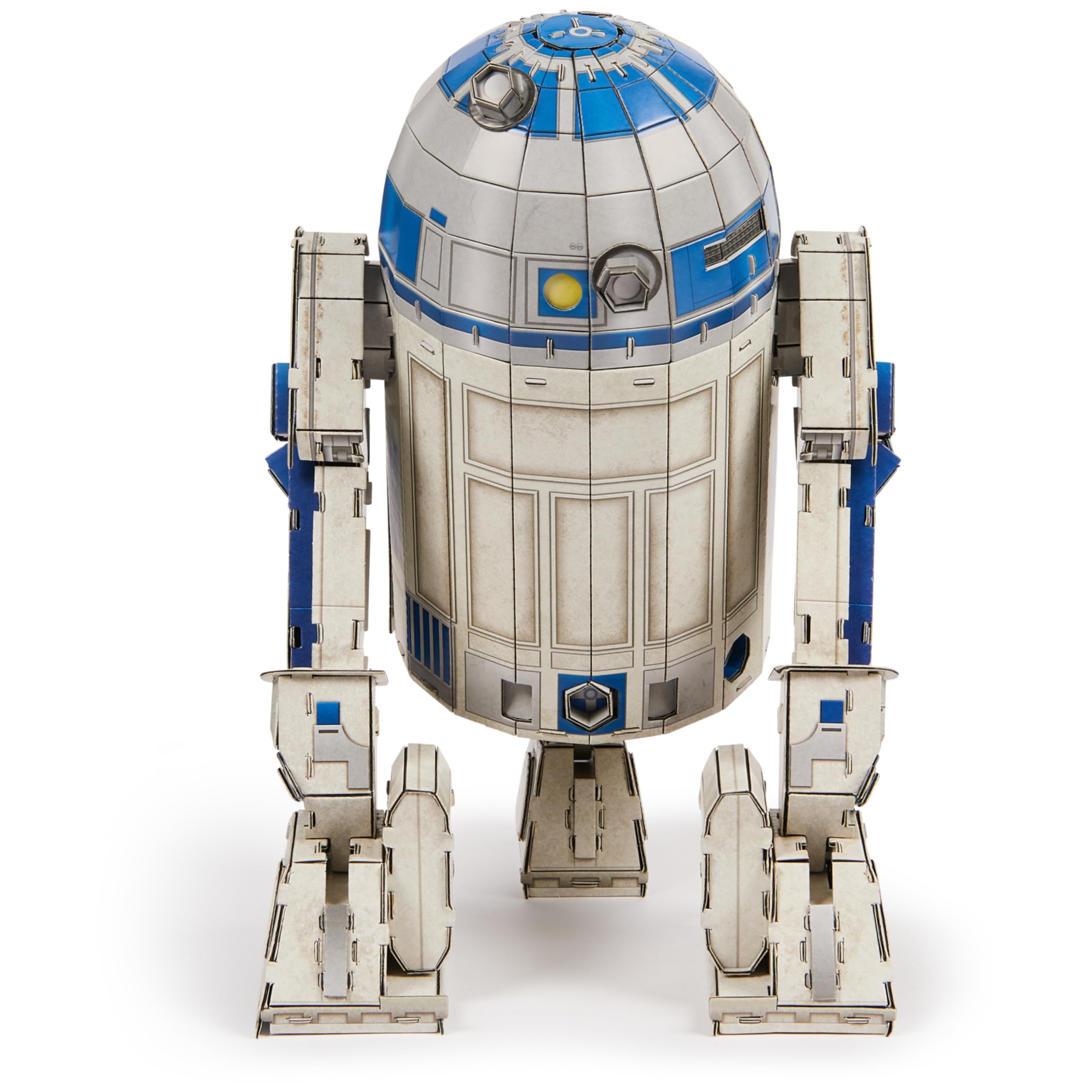 4D Build Star Wars R2-D2 Cardstock 3D Model Kit, Star Wars Gifts, Toys Desk Décor for Fans & Collectors, 201 Pieces, 3D Puzzles, Gift Ideas for Ages 12 & Up