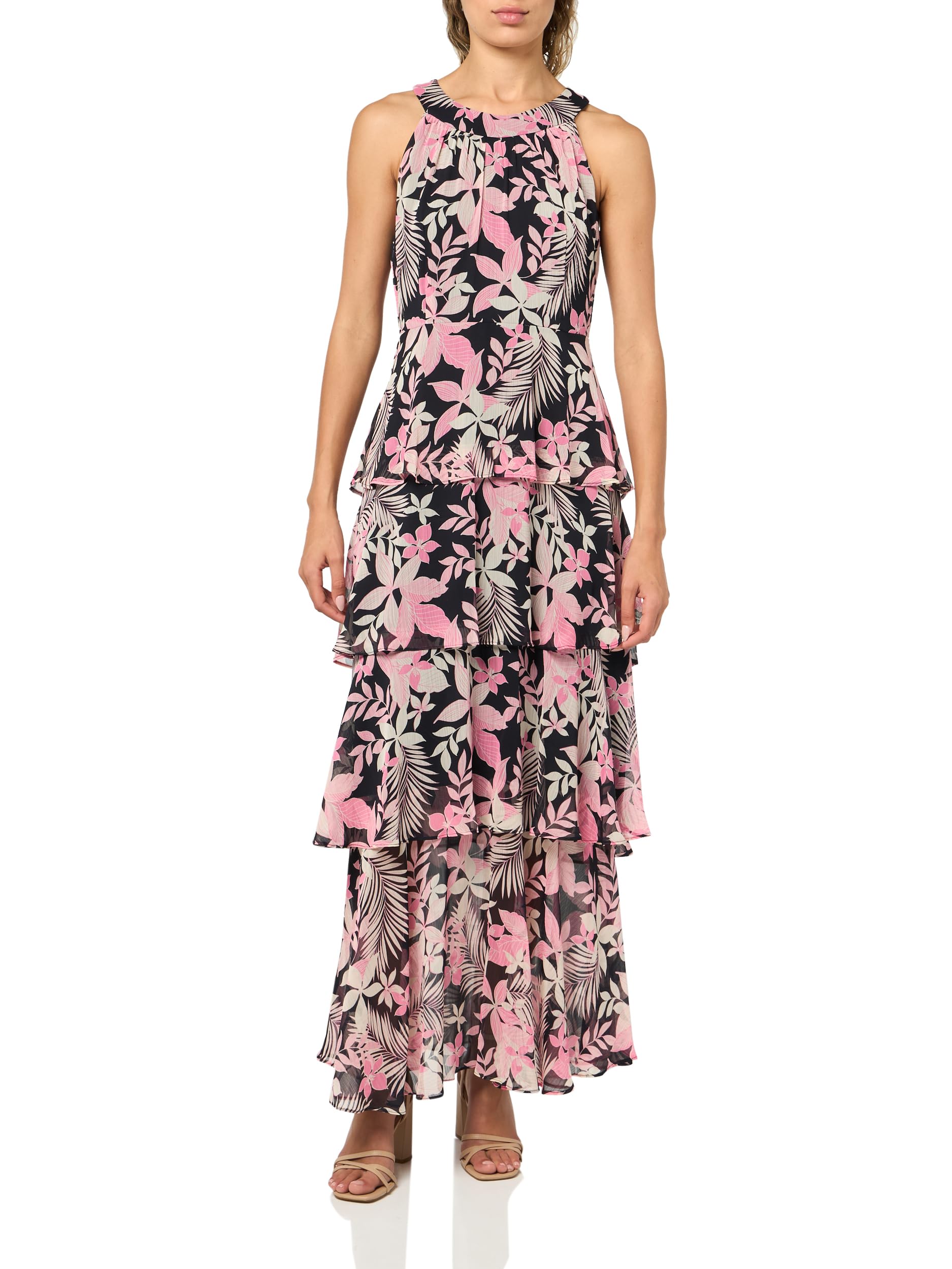 Tommy Hilfiger Women’s Dresses Maxi,Peony Multi,12
