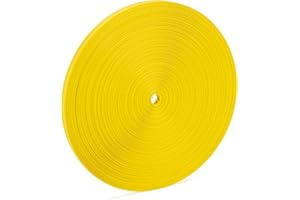 Gresdent Strapping 1/2" x 300’ Heavy Duty Hand Grade Polypropylene (PP) Strapping Roll 300 lbs Break Strength（100m Black）