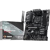 MSI B550 Gaming WIFI6E Motherboard, ATX - Supports AMD Ryzen 5000 Series, 5000 G-Series, 4000 G-Series and 3000 Series Processors, AM4 - DDR4 Memory Boost 4800+MHz/OC, PCIe 4.0 x16, M.2 Gen4, 1G LAN
