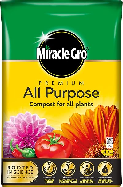 Miracle-Gro All Purpose Compost 40 Litre Premium Planting Compost