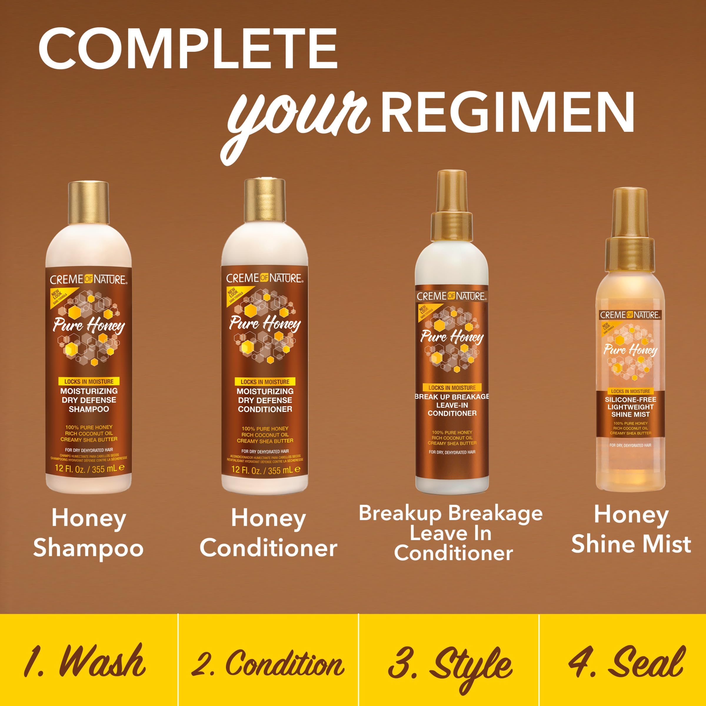 Creme of Nature Pure Honey Knot Away Leave-In Detangler, 8 oz