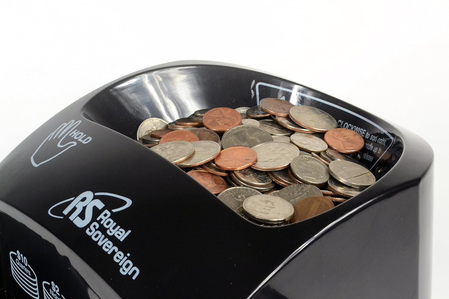 Manual Change Counter Coin Sorter Rolling Machine Wraps Money Portable