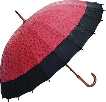 Amazon Com Japanese Umbrella Cherry Blossoms Appear By Rain Red Pink Violet Garden Outdoor
