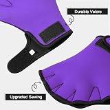 TAGVO Aquatic Gloves Webbed Swim Gloves Water Resistance Training view 3