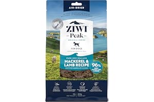 ZIWI Peak Air-Dried Dog Food – Mackerel & Lamb - All Natural, High Protein, Grain Free, Limited Ingredient w/ Superfoods (16oz)