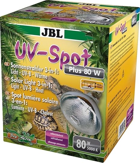 JBL UV-Spotstrahler mit Tageslichtspektrum, Licht, UV-B, Wärme, E27, UV-Spot plus