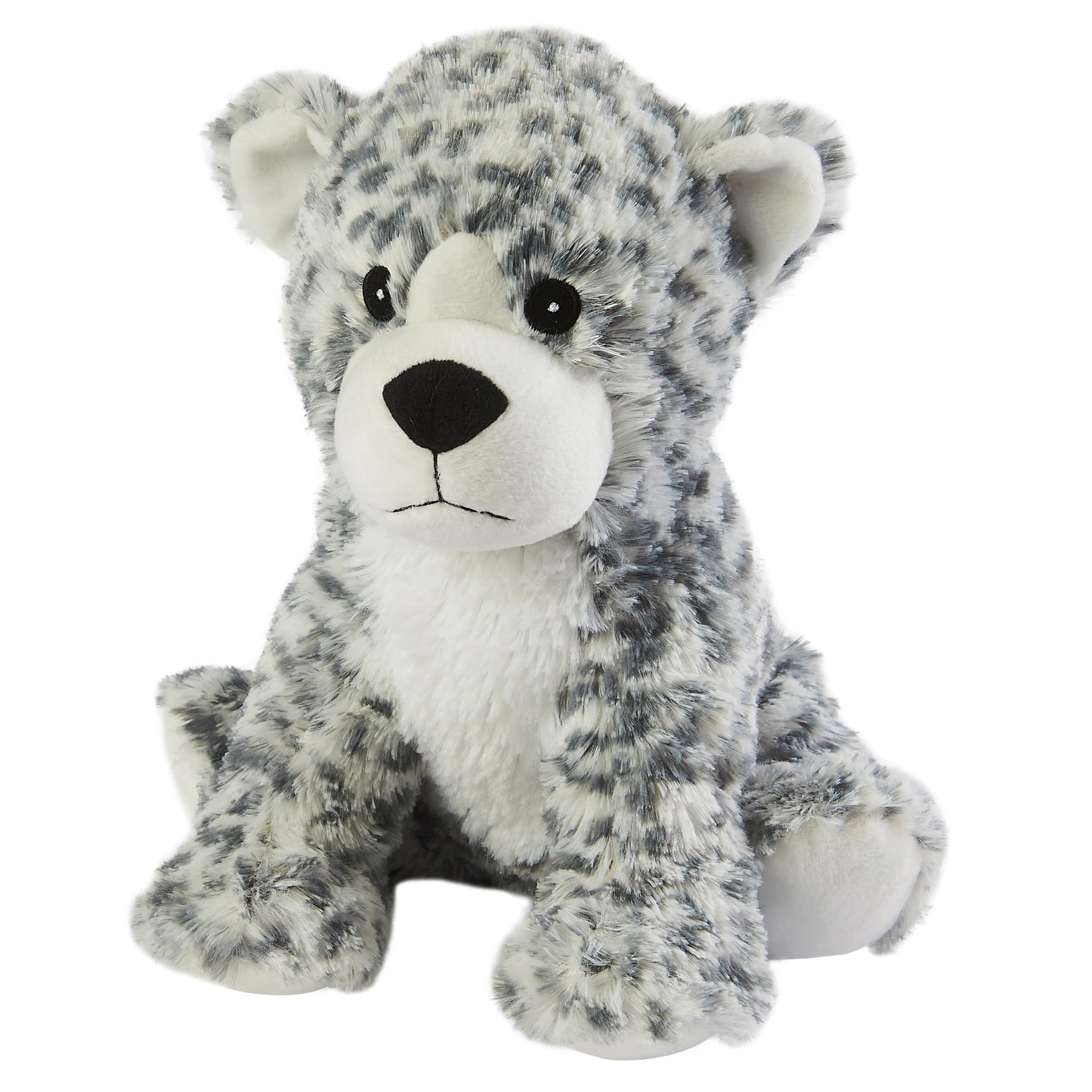 Warmies Plush Snow Leopard Microwavable Weighted Teddy with French Lavender Scent, Hot or Cold for Cool Relaxation and Warm Relief
