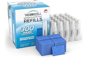 Thermacell Mosquito Repellent Refills; Compatible with Any Fuel-Powered Thermacell Repeller; Highly Effective, Long Lasting, No Spray, No Scent, No Mess; 15 Foot Zone of Mosquito Protection