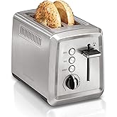 Hamilton Beach 2 Slice Toaster with Extra-Wide Slots, Bagel Setting, Toast Boost, Slide-Out Crumb Tray, Auto-Shutoff & Cancel