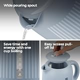 Kenwood Dawn Electric Kettle 1.7L 3000W 360° Base Water Indicator Stone Blue view 5