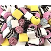 Bayside Candy English Licorice Allsorts Candy, Assorted Flavors (1LB)