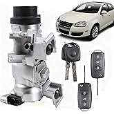 1K0905851B Ignition Switch Lock Cylinder with Key fit for MK6 2006-2008 2009-2018 VW Jetta, 2004-2007 2010 2011 Tiguan Ignition Starter Switch