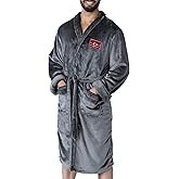 Northwest NFL Atlanta Falcons Silk Touch Bath Robe, Large/X-Large, Rollout Charcoal
