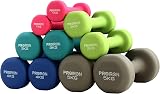 PROIRON Neoprene Dumbbell Weights Pair 1.5KG Purple Non-Rolling Coated view 8