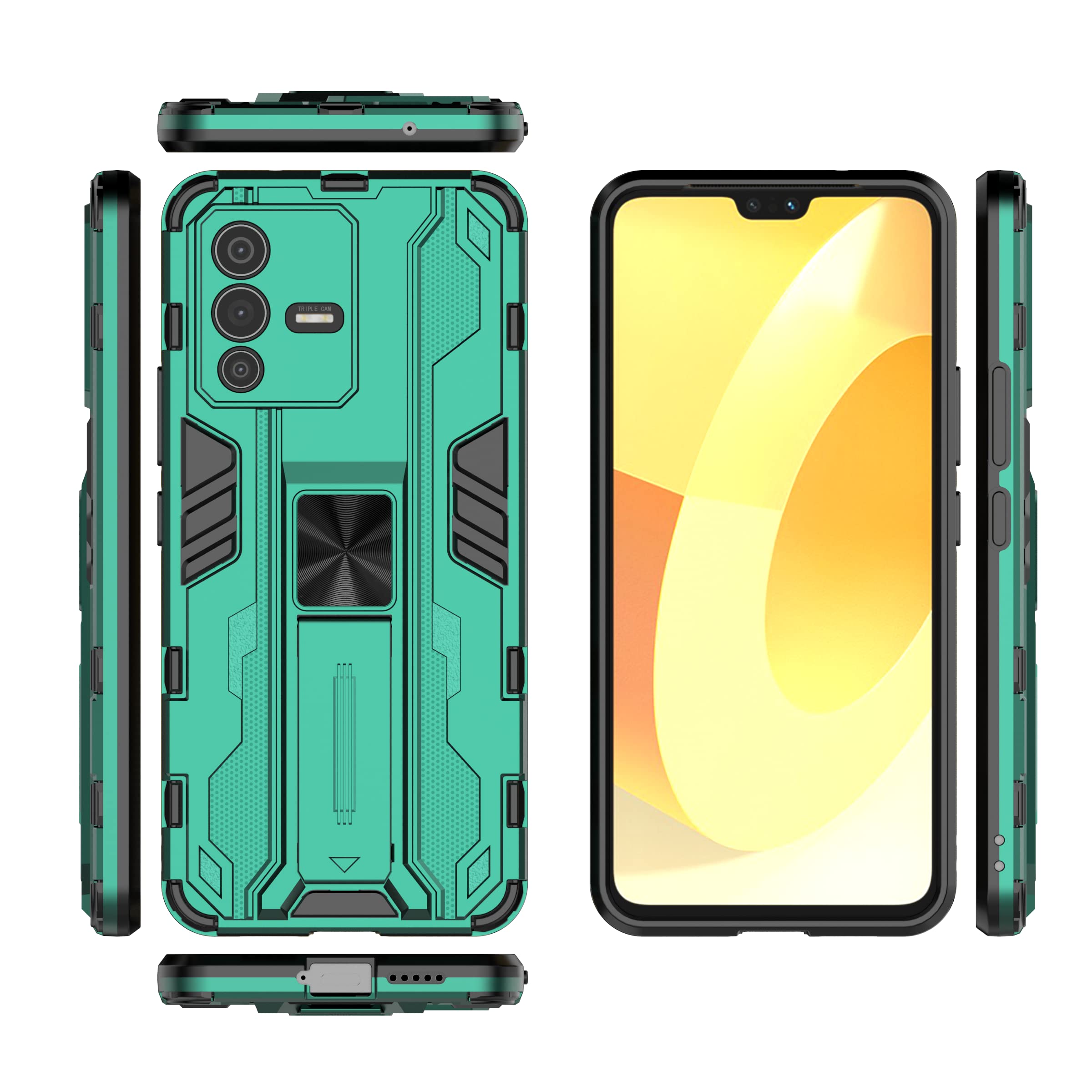 Compatible with Vivo S12 5G Case,Built-in Magnetic