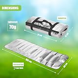 GEEZY Foil Camping Mat with Foam Lightweight Foldable Thermal Sleeping Pad view 3
