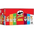 Pringles Potato Crisps Chips, Lunch Snacks, Office and Kids Snacks, Snack Stacks, Variety Pack, 19.5oz Box (27 Cups)