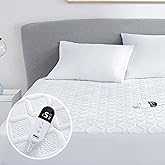 Full Size Heated Mattress Pad - Degrees of Comfort Electric Bed Warmer with Single Controller, 6 Heating Levels, 10-Hour Auto Shut-Off, Breathable Air-Layer, 54"x75"