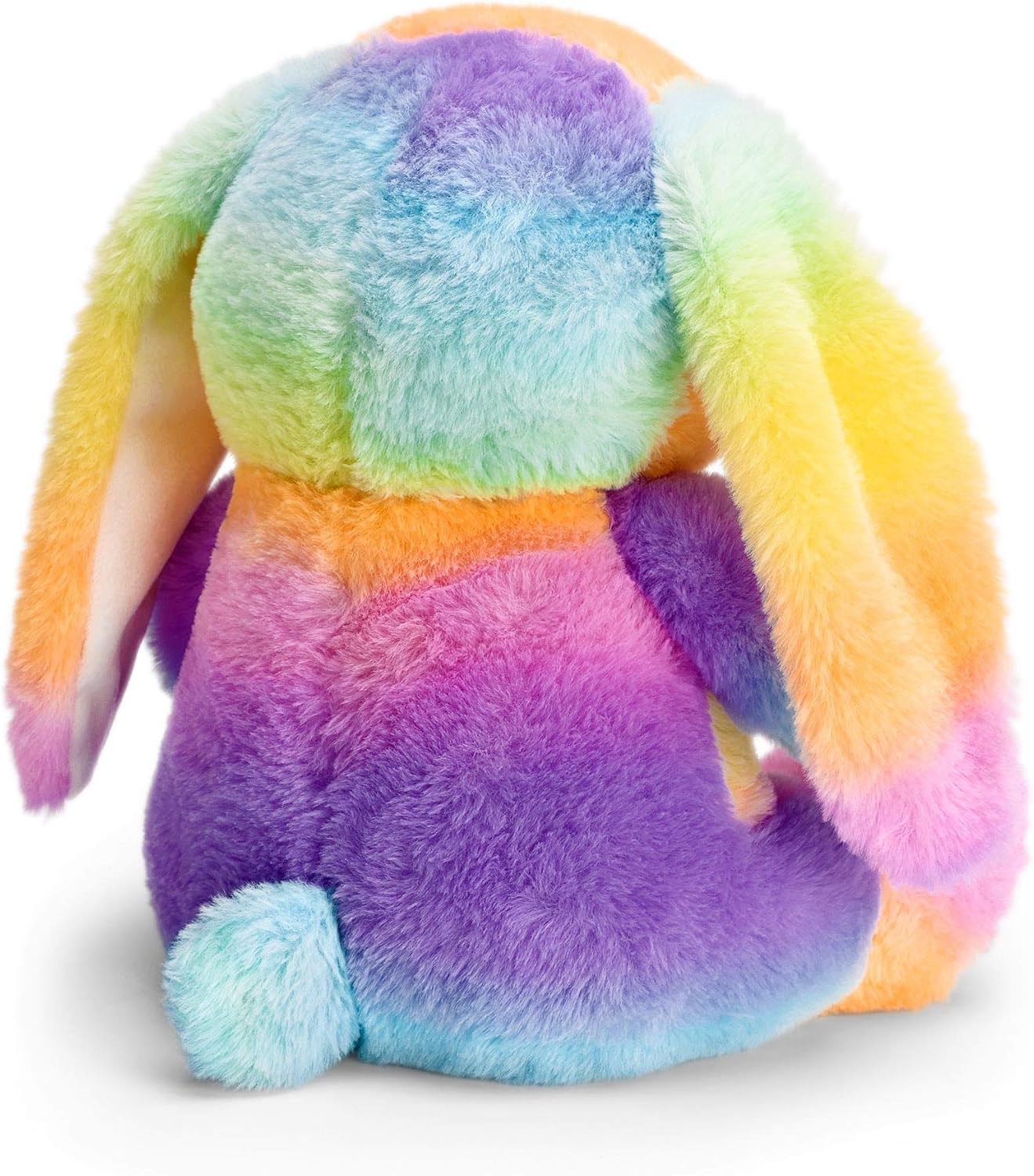 Mousehouse Gifts, Rainbow-Coloured Rabbit Soft Toy, Plush Cuddly Teddy for Children, Multicolor, 27 cm (Height) - Image 4