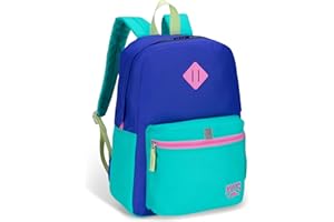 Roots Kids Lightweight Backpack — Made from 100% Recycled Fabrics with Rain Flap, Bottle Pocket, Reflective Accent, and Back 