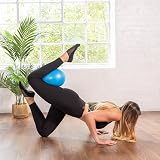 Fitness Mad Exer-Soft Stability Ball 7in Soft Pilates Ball Blue view 7