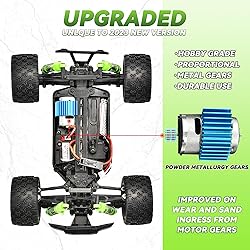 WIAORCHI 1:18 All Terrain RC Car, 36 KPH High Speed