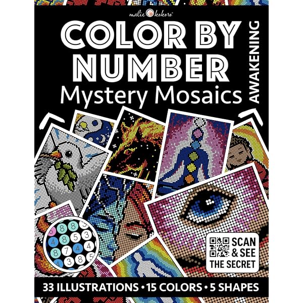 Amazon.com: Color by Number: Japan | Mystery Mosaics Coloring Book