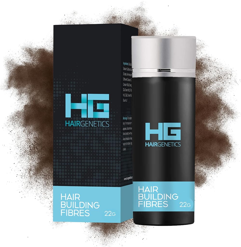 Hair Genetics Hair Fibres Dark Brown 22g for Hair Loss Thickening
