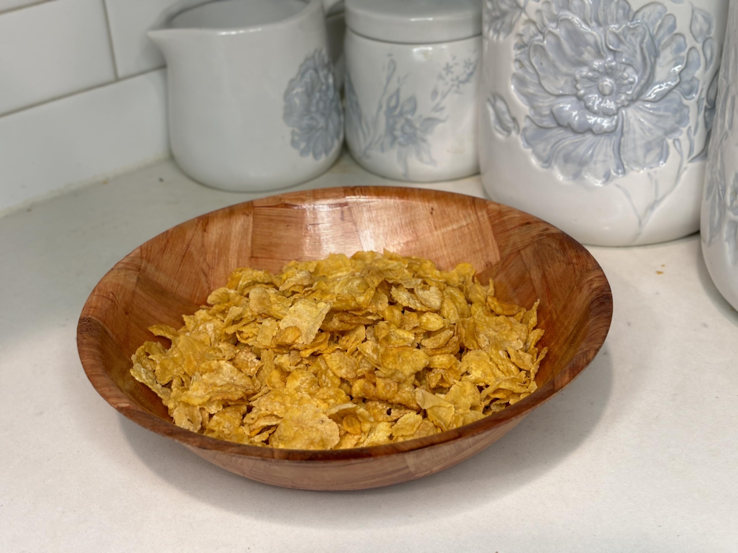 Rich&Richer Wooden Salad Bowl Set 6 Pcs - 8 Inch Salad Bowls Large Serving, Woven Wooden Bowls for Food, Mixing Bowls for Kitchen Set - Wood Salad Bowl Set Serving Bowls - Image 4