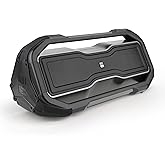 Altec Lansing ROCKBOX Wireless Bluetooth Speaker, Portable Waterproof Speaker with 20 Hour Playtime and 5 Illuminating LED Light Modes, Floating Wireless for Indoors and Outdoors