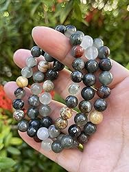 Bloodstone Crystal Bead Bracelet 8mm, Wholesale
