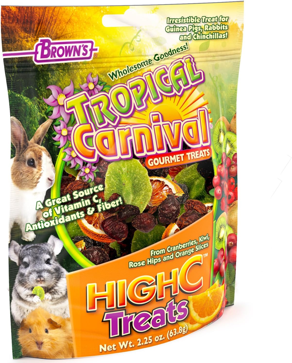 F.M. Brown's Tropical Carnival High C Pet Treat, 2.25oz