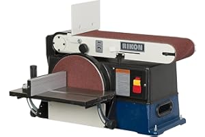 RIKON POWER TOOLS RIKON 50-120 6-by-48-Inch Belt 10-Inch Disc Sander