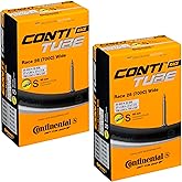 Continental Race 28" Wide 700x25-32c Inner Tubes - 60mm Presta Valve (Pack of 2 w/Conti Sticker)