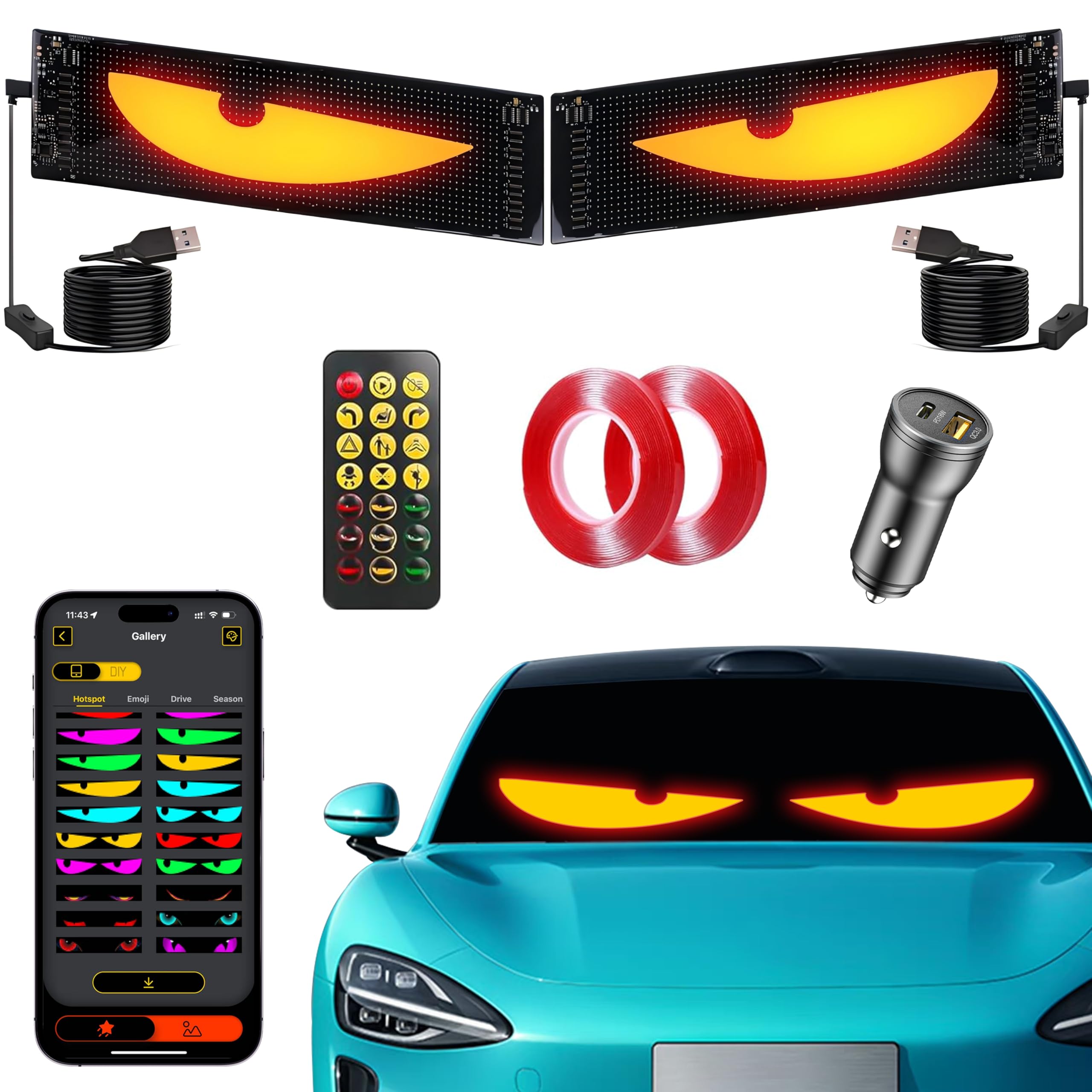 Devil Eyes Light 2-Pack, 14.7