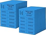 Auction Tickets - 1000 Sheets - 10 Numbers per