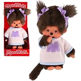 Monchhichi - Girl Bi-Coloured Sweater Plush Doll