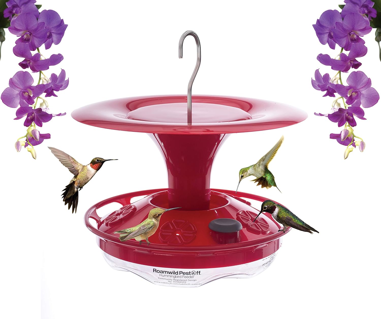 Amazon Com Roamwild Hanging Hummingbird Feeder For Outdoors With