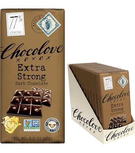 Amazon.com : Chocolove Extreme Dark Chocolate Bars | 88% Cocoa