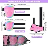MHJY Kids Knee Elbow Wrist Protection Gear 7 in 1 Set 3-8 Years view 7