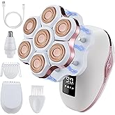 UPTARD Women's Electric Razors for Women Legs Pubic Facial Hair Removal 2 in 1 Womens Electric Shaver for Women,Bikini Trimmer for Lady,Waterproof (7D)