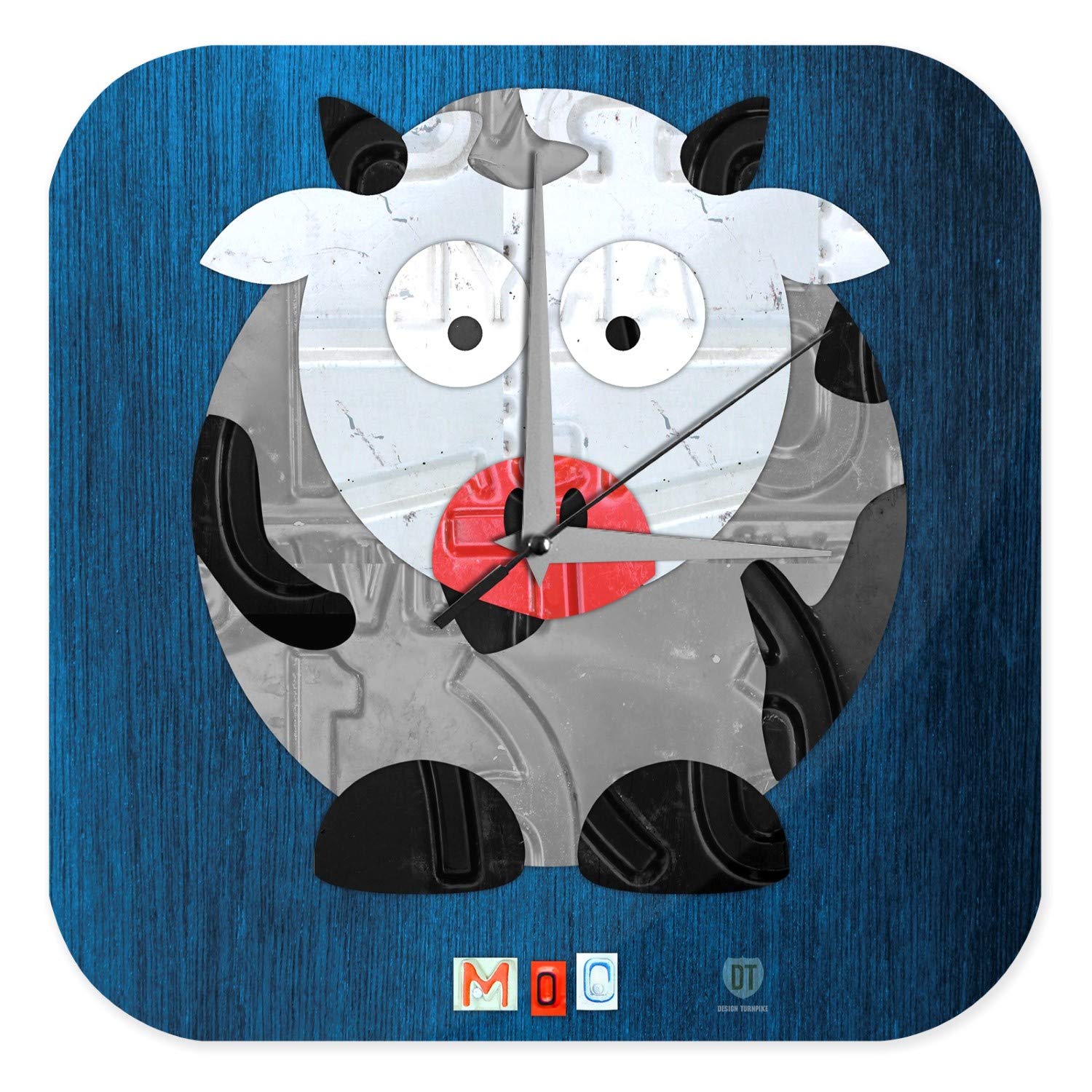 Wandklokken Huis Wanduhr Kuchen Deko Bunte Kuh Acryl Wand Uhr Retro Nostalgie Amqueretaro Com